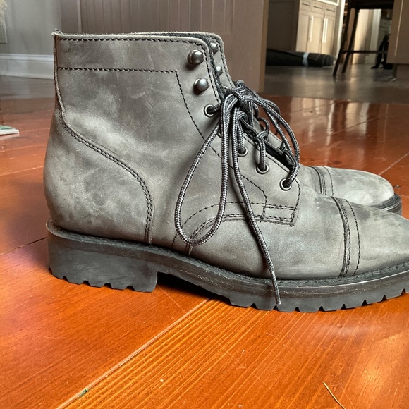 Thursday Boots Men’s Gray Captain Lace Up Size 8 - Picture 2 of 7